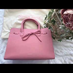 MANSUR GAVRIEL TUMBLE SUN BAG — PEONY